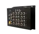 Ethernet Modules EN50155 IP40 16x 10/100/1000TX (PoE) + 4-port 1000 with M12 connector managed switch with Bypass Feature