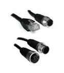 Ethernet Cables / Networking Cables 4-pin M12 Male to 4-pin M12 Male IP-67 Ethernet Cable, 3M – A Coding