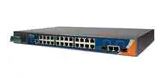Ethernet Modules Industrial 26-port rack mount managed Ethernet switch with 24×10/100Base-T(X) and 2xGigabit combo ports